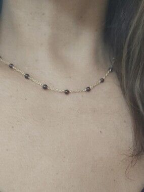 Garnet Gold-filled Necklace